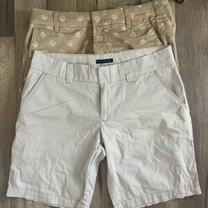 2 Pair J. Crew / Hilfiger walking shorts